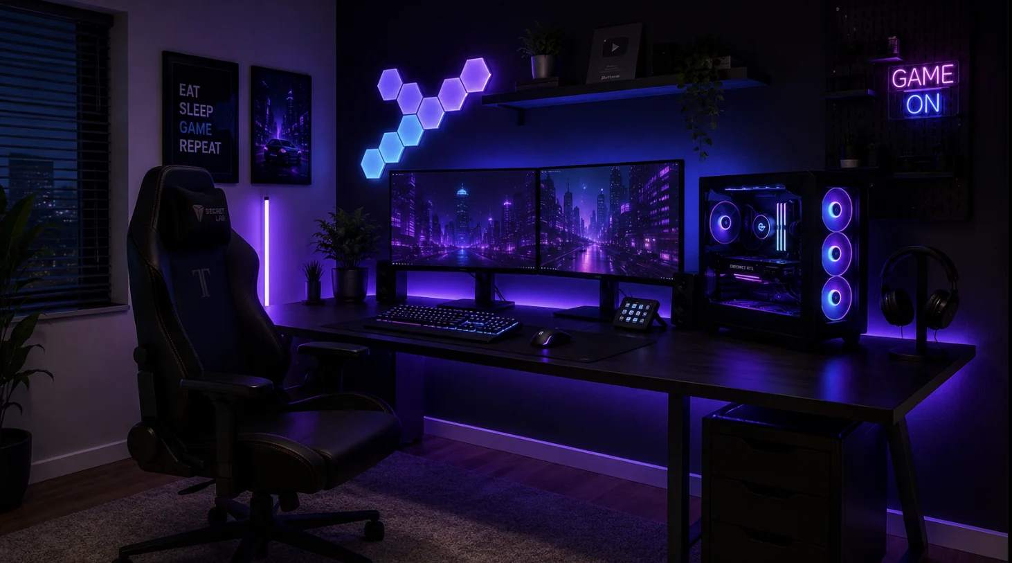 RGB Gaming Setup